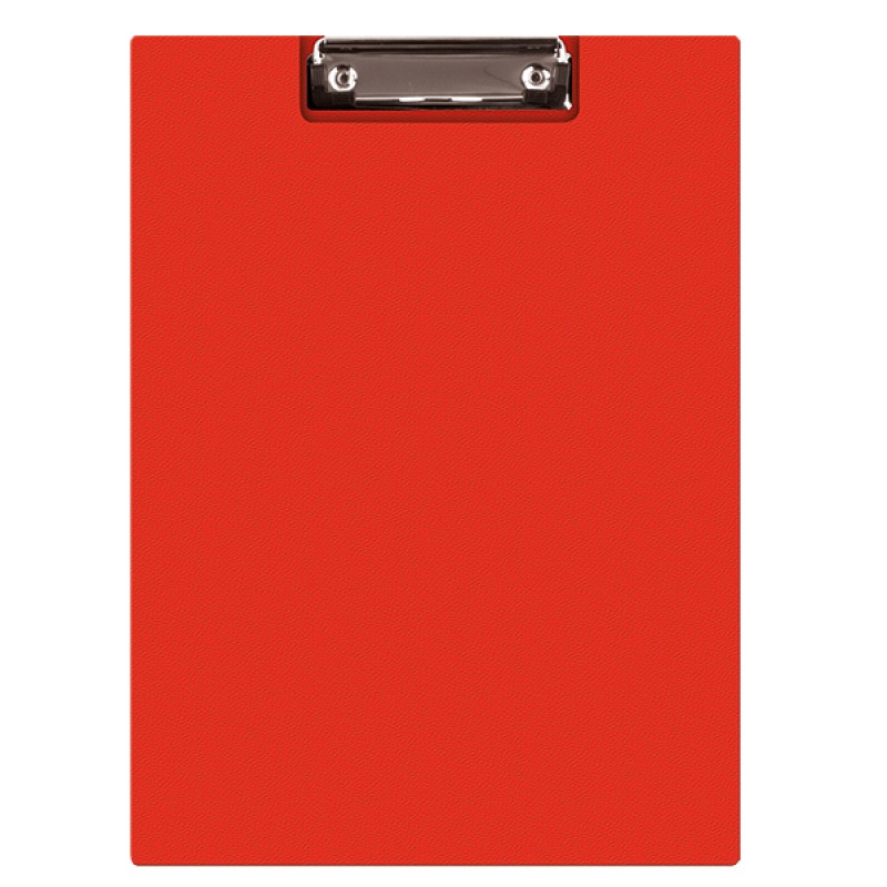 Clipboard dublu A5, plastifiat PVC, Q-Connect - rosu