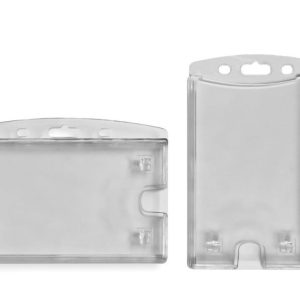 Suport PS, pentru ID carduri, 90 x 55mm, V+H, cu sistem anti-alunecare, 5 buc/set, KEJEA - transp.