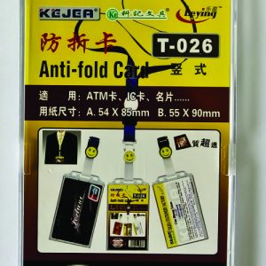 Suport PP, pentru carduri, 54 x 85mm, vertical cu sistem anti-alunecare, 5 buc/set, KEJEA - transp.