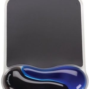 Mouse Pad Kensington Duo Gel, cu suport ergonomic pentru incheietura mainii, cu gel, albastru/negru