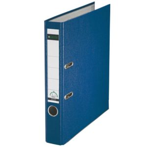 Biblioraft Leitz 180, PP, partial reciclat, FSC, A4, 52 mm, albastru
