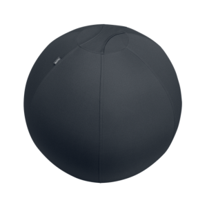 Minge ergonomica LEITZ Ergo, pentru sezut sau fitness, cu functie de oprire, 75 cm, gri-carbune