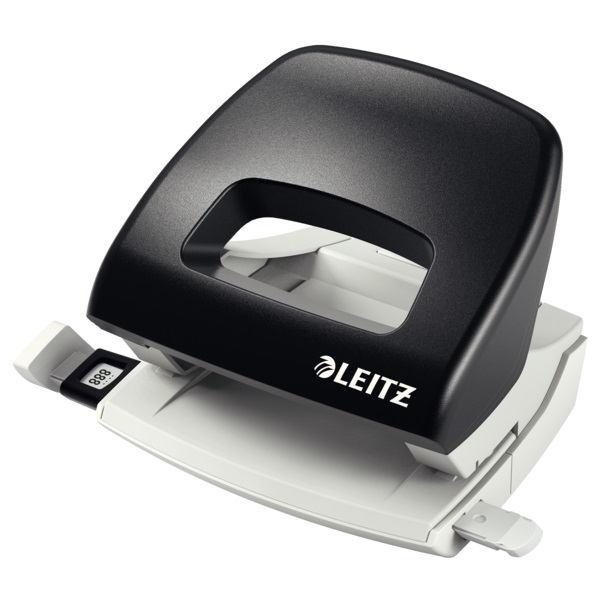 Perforator plastic LEITZ 5038 NeXXt Series, 16 coli, negru