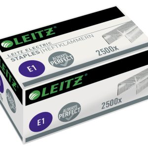 Capse LEITZ e1 pentru capsare pana la 10 coli, 2500 buc/cutie