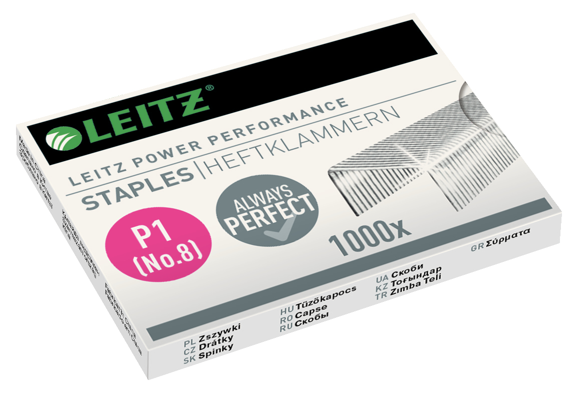 Capse LEITZ Power Performance, P1, N8, 1000 buc/cutie