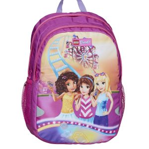 Rucsac extins LEGO V-Line - design roz Friends FunPark
