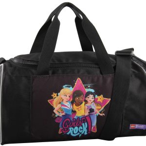 Geanta echipament sportiv, cu buzunar pentru incaltaminte, LEGO Core Line -design Friends Girls Rock