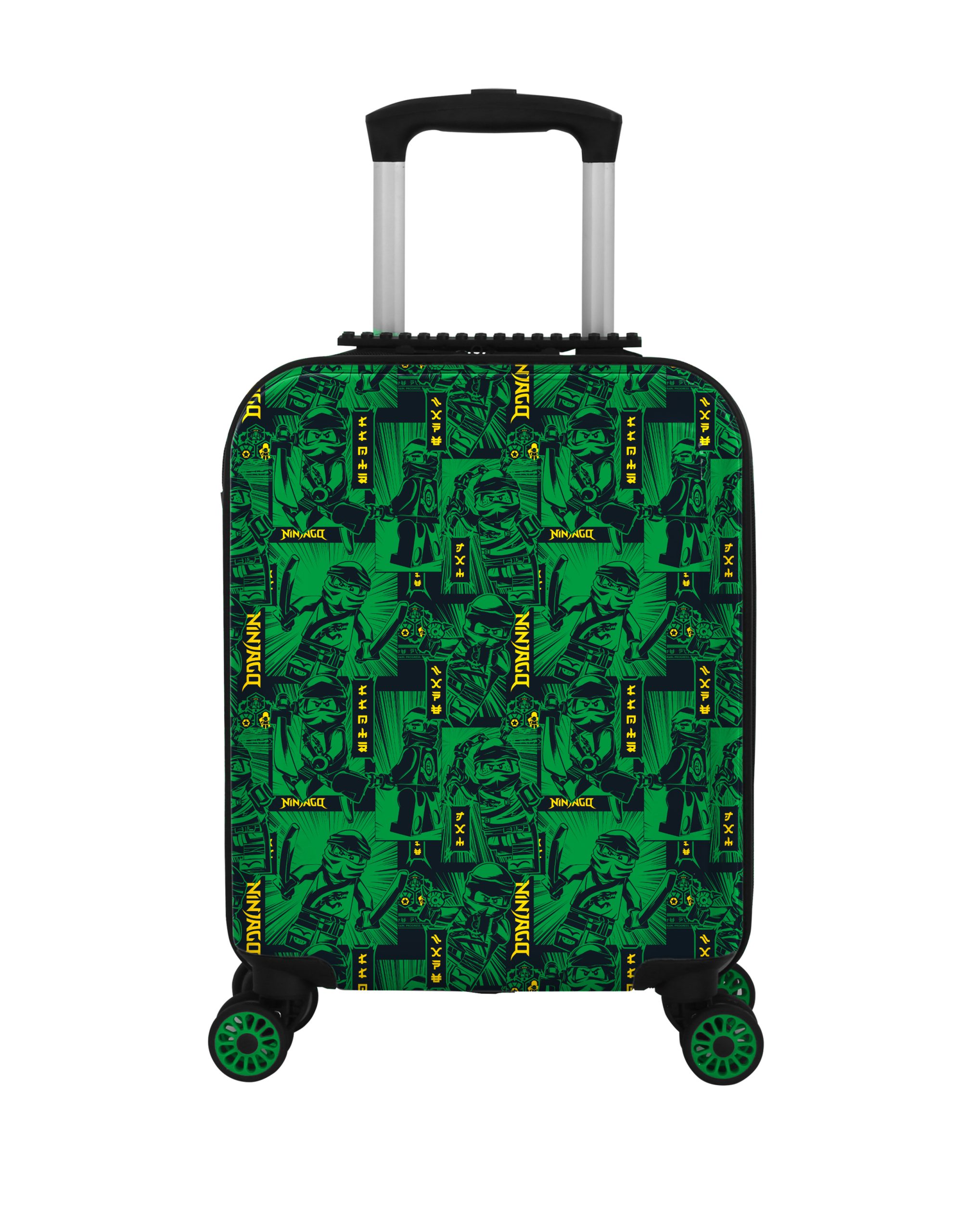 Troller 16 inch, material ABS, LEGO - design NinjaGo, Green
