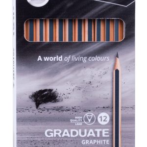 Creion grafit LYRA Graduate, 12 buc/cutie, pentru desen artistic si tehnic