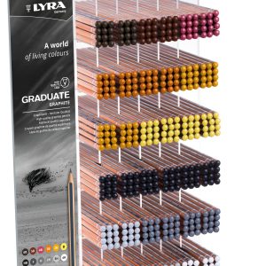 Display creioane grafit LYRA Graduate, 432 buc/display