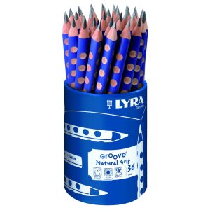 Creion grafit LYRA Groove - HB, 36 buc/tub