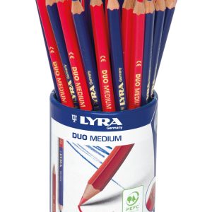 Creion bicolor LYRA Duo Medium - 36 buc/tub