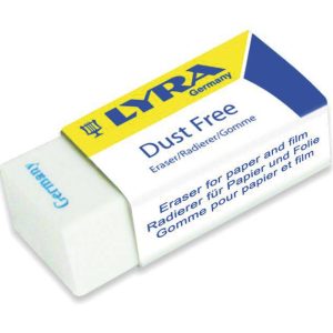 Radiera vinyl LYRA Dust Free Small, 30x14x11mm - alba