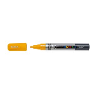 Marker LYRA Graduate Mark All, pe baza de apa, varf 2mm, pentru orice suprafata - galben
