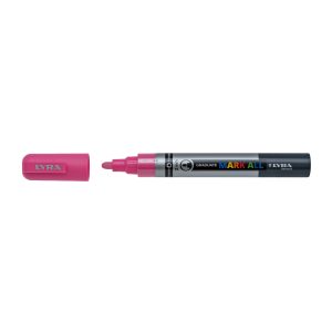 Marker LYRA Graduate Mark All, pe baza de apa, varf 2mm, pentru orice suprafata - roz