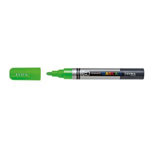 Marker LYRA Graduate Mark All, pe baza de apa, varf 2mm, pentru orice suprafata - verde neon
