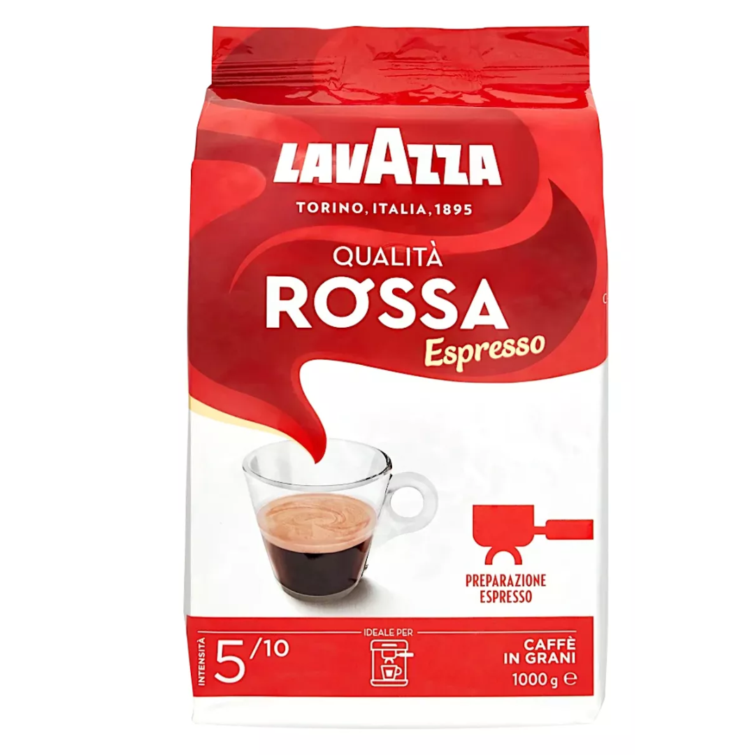 Cafea Lavazza qualita rossa, 1000 gr./pachet - boabe