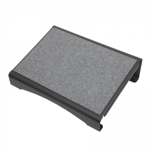 Suport pentru picioare, metalic, acoperit cu pasla, 40x30 cm, MAUL Flair - antracit