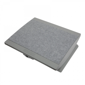 Suport pentru picioare cu incalzire, ergonomic, ajustabil (x5), 45x39 cm, MAUL Pro - gri