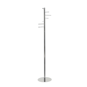 Cuier cu 7 agatatori, suport pentru umbrele, din metal, MAUL Calima - cromat