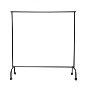 Suport pentru haine mobil, din metal, MAUL Limbo - negru
