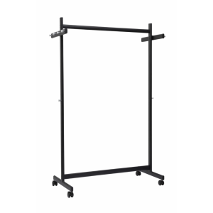 Suport pentru haine mobil, din metal, 115,5 x 172,5 x 50,8 cm, MAUL Samba - negru