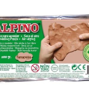 Pasta de modelat, 500 grame, ALPINO - terracota
