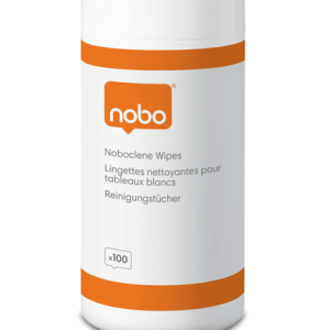 Servetele umede NOBO Clene, pentru curatare table si flipcharturi, uz zilnic, 100 buc/set