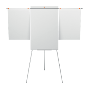 Flipchart NOBO Impression Pro, otel lacuit, brate extensibile si trepied, magnetic+marker,tavita alb