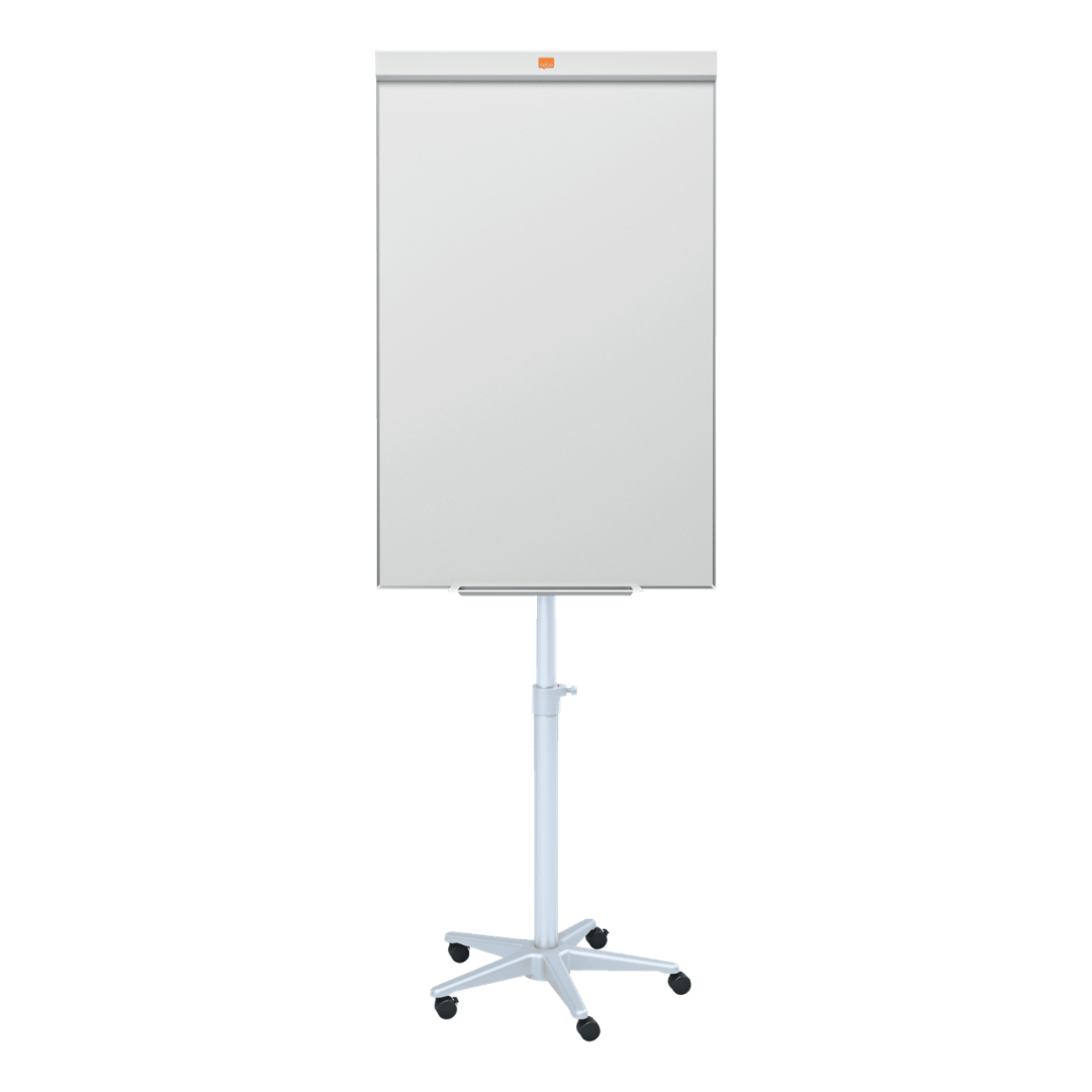 Flipchart mobil NOBO Impression Pro, otel lacuit, magnetic, include marker si tavita, alb