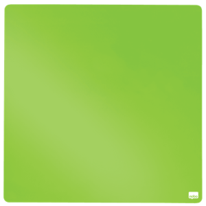 Tabla NOBO patrata, plastic, 36x36 cm, magnetica, include marker si magneti, verde