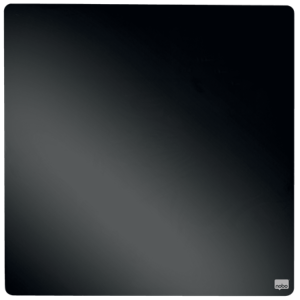 Tabla NOBO patrata, plastic, 36x36 cm, magnetica, include marker si magneti, negru