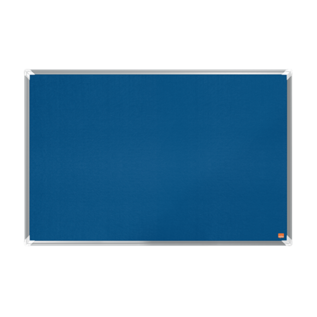 Panou NOBO Premium Plus, material textil, 90x60 cm, albastru