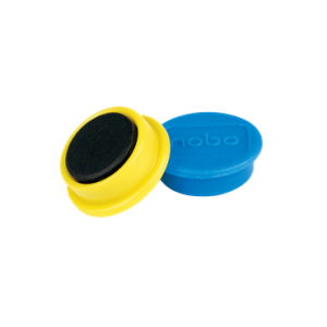Magneti pentru table NOBO, diametru 24 mm, sustin 4 coli, 10 buc/set, diverse culori
