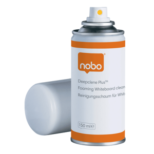 Spray renovator NOBO Deepclene Plus, spuma, pentru curatare table si flipcharturi, uz lunar, 150 ml