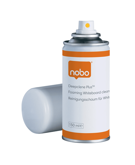 Spray renovator NOBO Deepclene Plus, spuma, pentru curatare table si flipcharturi, uz lunar, 150 ml