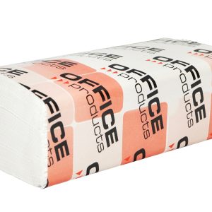 Servetele ZZ hartie alba, 23x25cm, 2 straturi, 150buc/pachet, 20pachete/cutie, Office Products