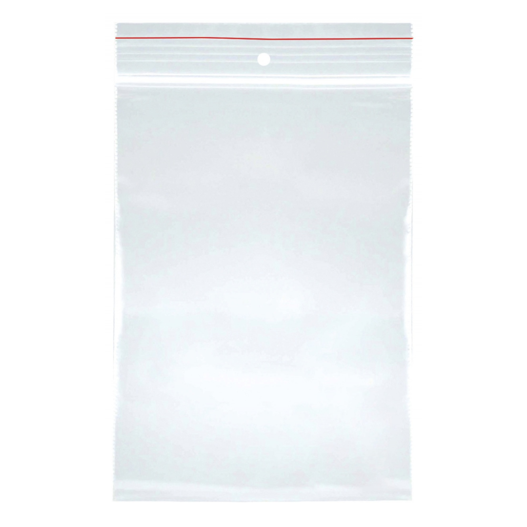 Pungi plastic cu fermoar pentru sigilare, 80 x 120 mm, 40 microni, 100 buc/set, Office Products -tr