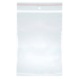 Pungi plastic cu fermoar pentru sigilare, 100 x 200 mm, 40 microni, 100 buc/set, Office Products -tr