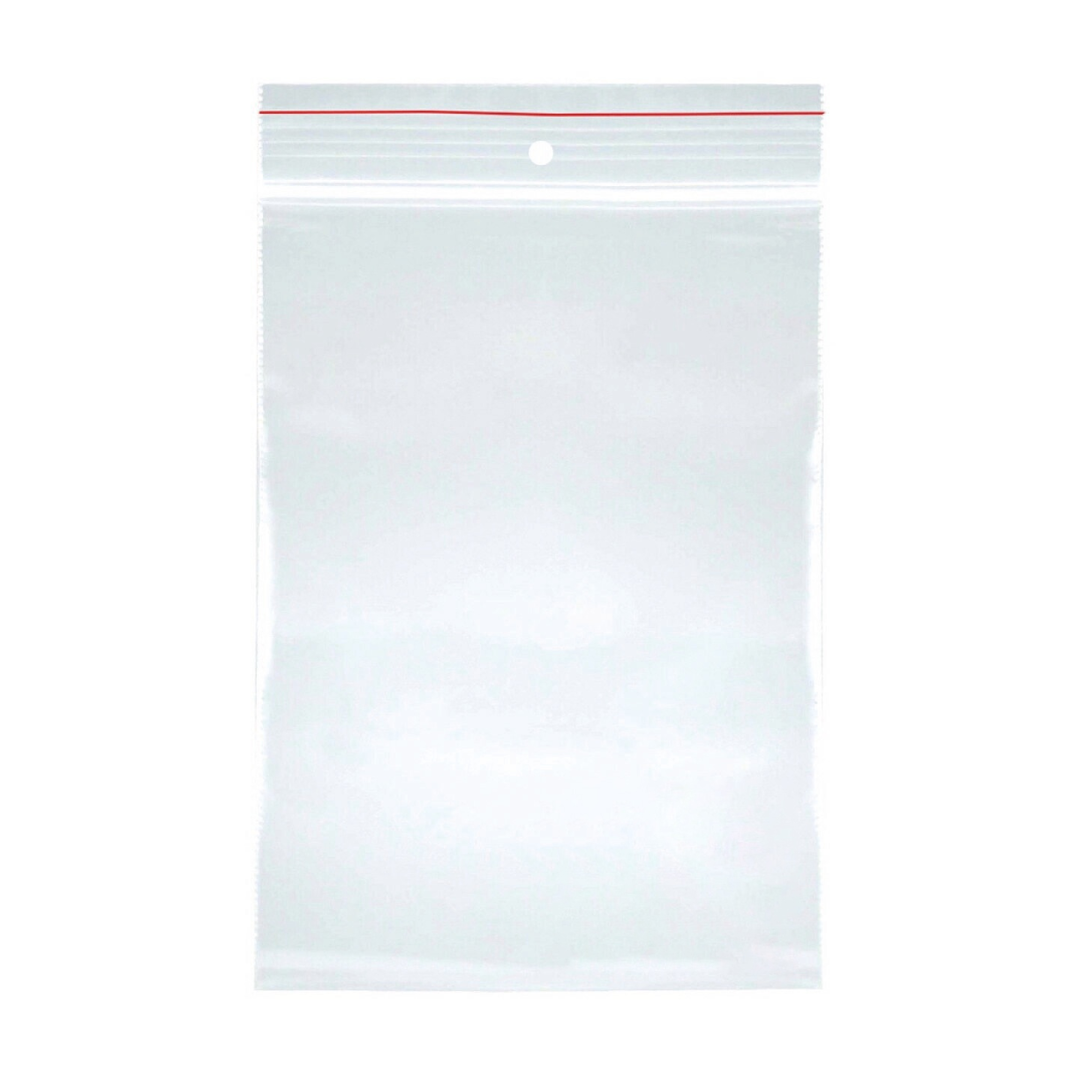 Pungi plastic cu fermoar pentru sigilare, 190 x 250mm, 40 microni, 100 buc/set, Office Products -tra