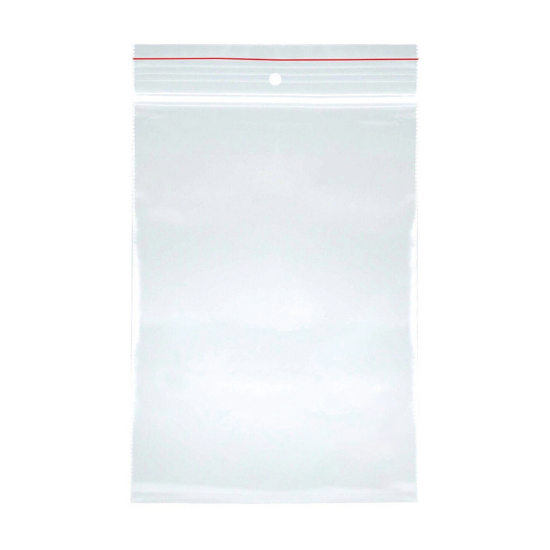 Pungi plastic cu fermoar pentru sigilare, 220 x 280mm, 40 microni, 100 buc/set, Office Products -tra