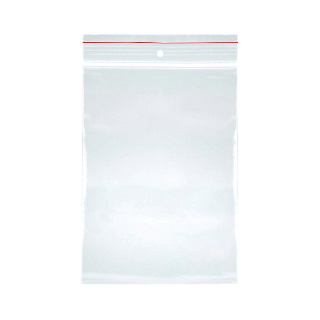Pungi plastic cu fermoar pentru sigilare, 550 x 550mm, 40 microni, 100 buc/set, Office Products -tra