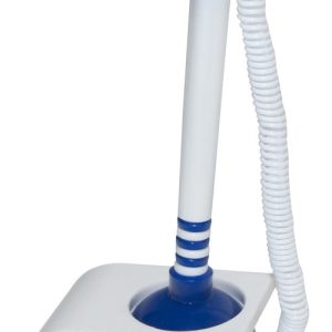 Pix cu suport autoadeziv si snur, vertical, Office Products - corp alb/albastru - scriere albastra