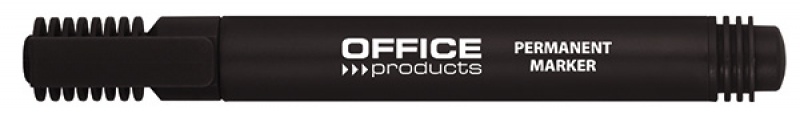 Permanent marker, varf rotund 1-3mm, corp plastic, Office Products - negru