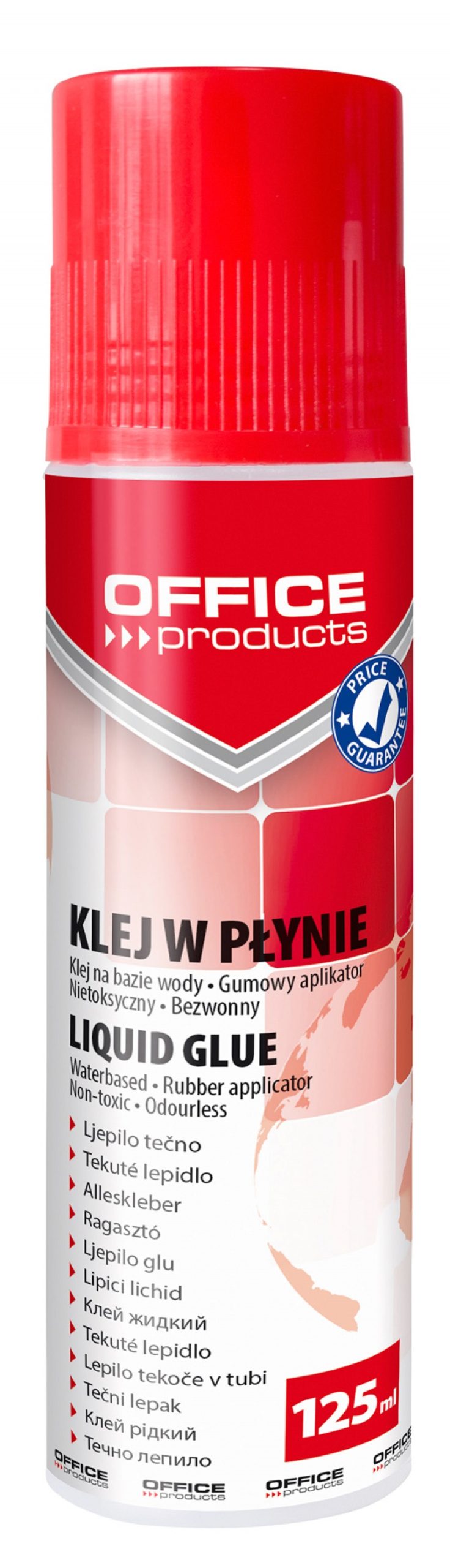 Lipici lichid 125ml, aplicator cu cauciuc, Office Products