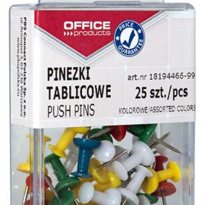 Pioneze panou pluta, 25 buc/cutie, Office Products