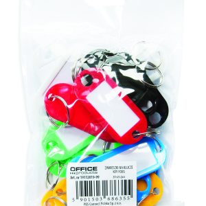 Etichete pentru chei, 20/set, Office Products - culori asortate