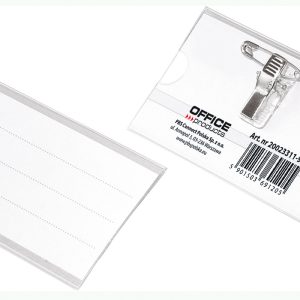 Ecuson cu ac si clip, 57 x 90 mm, Office Products
