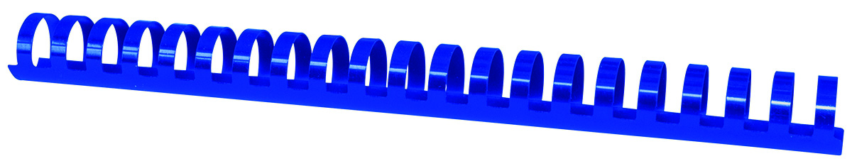 Inele plastic 25 mm, max 240 coli, 50buc/cut Office Products - albastru