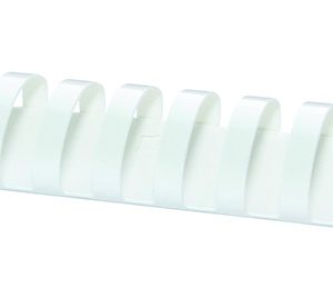 Inele plastic 38 mm, max 350 coli, 50buc/cut Office Products - alb